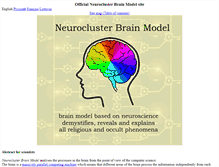 Tablet Screenshot of neuroclusterbrain.com